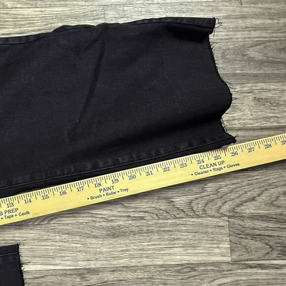 Lane Bryant NWT Raw Hem Black Skinny Jeans 20R Stretch Plus Size Curvy Fit - Picture 7 of 9